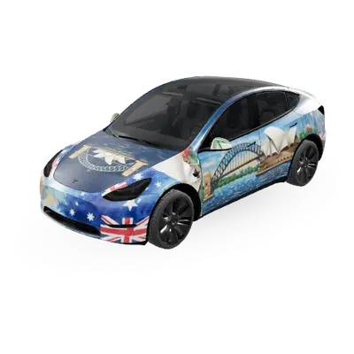 Сидней (Sydney) – оклейка Tesla Model Y