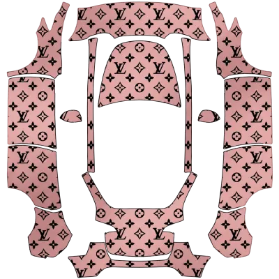 LV 로고 (LV LOGO) – 테슬라 Model Y 랩핑