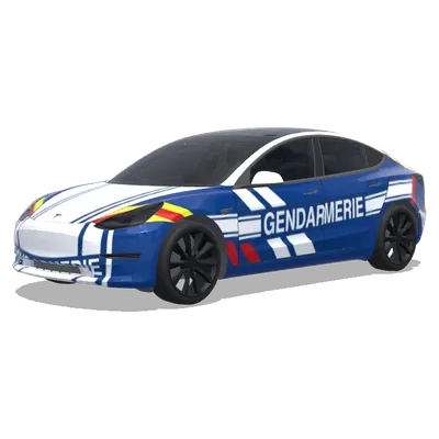 gendarmerie – Tesla Model 3 wrap