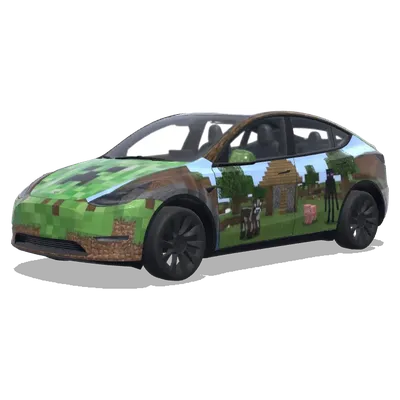 Minecraft (minecraft) – Tesla Model Y Wrap