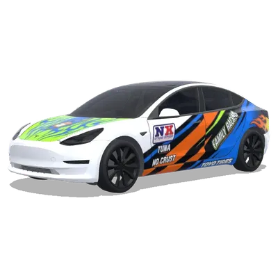 Fast and Furious (fast and furious) – Tesla Model 3 Wrap