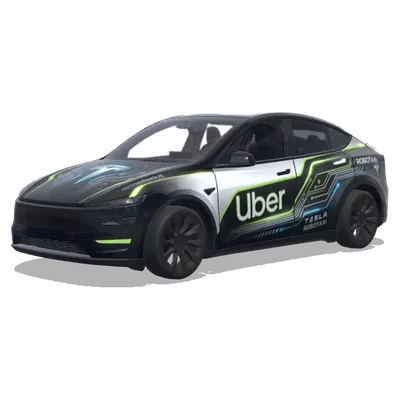 Uber無人駕駛計程車（Uber robotaxi whit tesla） – 特斯拉 Model Y 塗裝