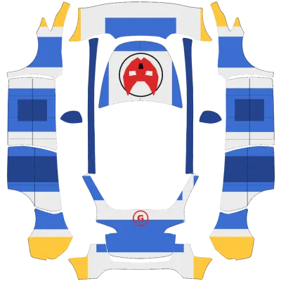 スターフォックスアロウイング (Starfox Arwing) – テスラ Model Y ラッピング