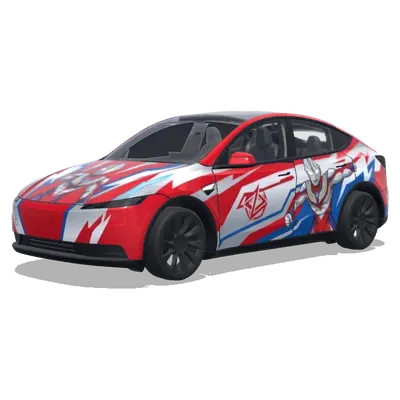 ウルトラマン (生成一个奥特曼贴图) – テスラ Model Y ラッピング