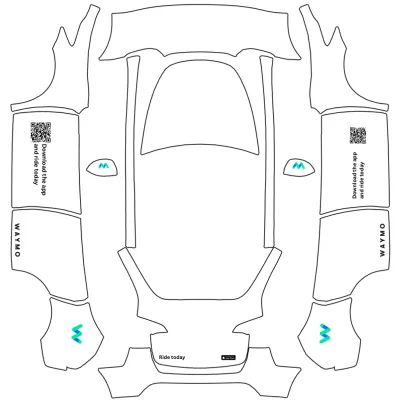 Waymo – Tesla Model Y wrap