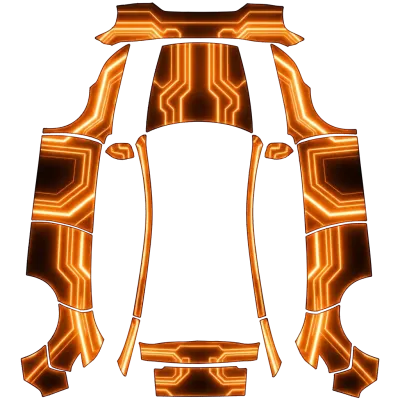 創戰紀橙（Tron Orange） – 特斯拉 Model Y 塗裝