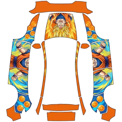 Goku (Guko-1) – Tesla Model Y Wrap
