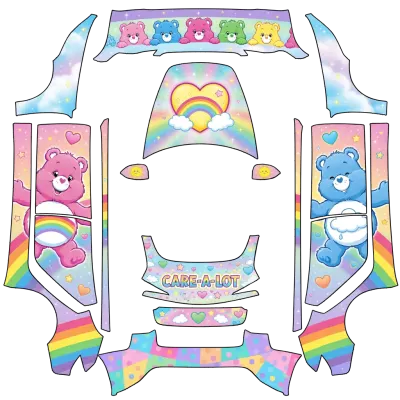Care Bears 2 (Care bear 2) – Tesla Model 3 Wrap