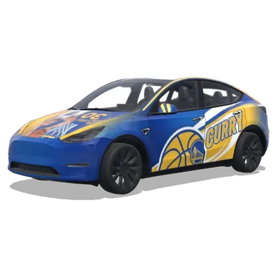 斯蒂芬·庫裡（Stephen Curry） – 特斯拉 Model Y 塗裝