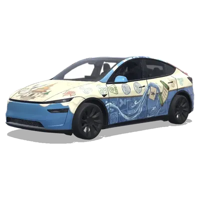 降世神通阿凡達（Avatar the last airbender） – 特斯拉 Model Y 塗裝