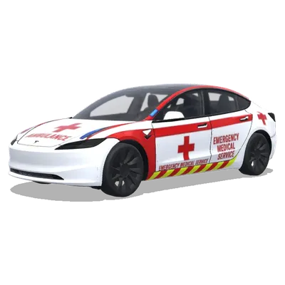 紅十字急救特斯拉 – 特斯拉 Model 3 塗裝