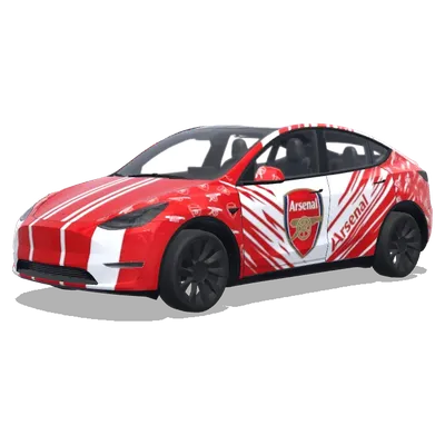Арсенал (Arsenal Football Club) – оклейка Tesla Model Y