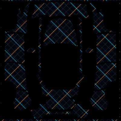 트론 그리드 (Tron Grid) – 테슬라 Model Y 랩핑