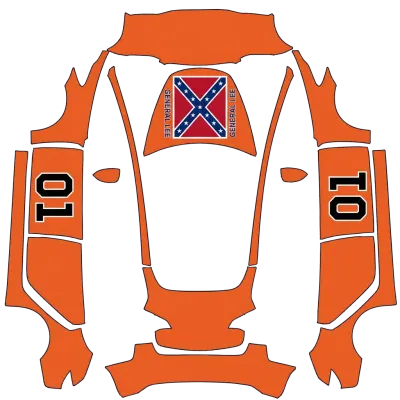 General Lee – Tesla Model 3 wrap