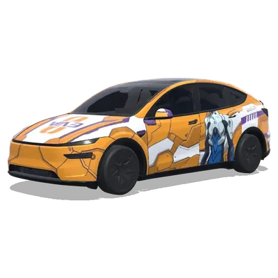 EVA Unit-00 Design – Tesla Model Y L Wrap
