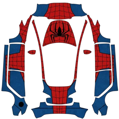 スパイダーマン (Spiderman) – テスラ Model 3 ラッピング