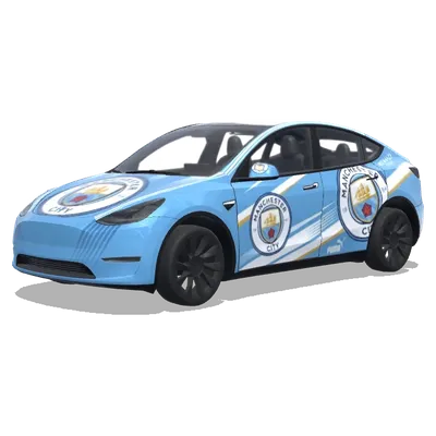 曼城足球俱樂部（Manchester city football club） – 特斯拉 Model Y 塗裝