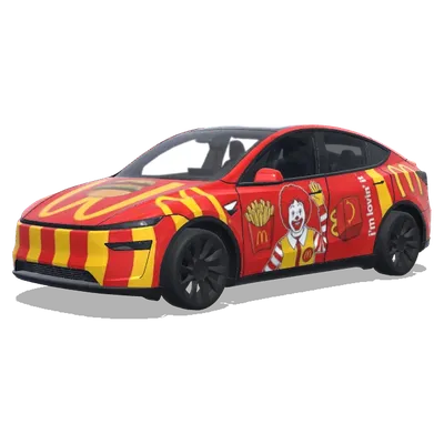 Макдоналдс (MacDonald) – оклейка Tesla Model Y