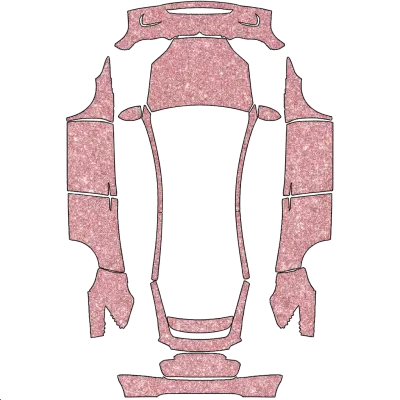 ピンク (Pink) – テスラ Model X ラッピング