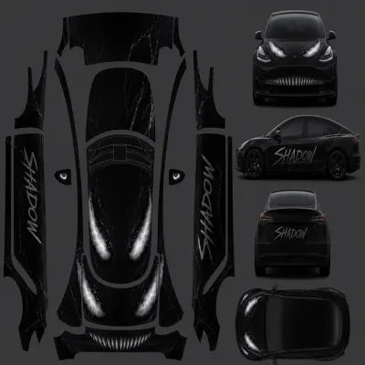 暗影（shadow） – 特斯拉 Model 3 塗裝