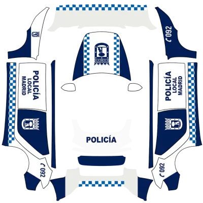 馬德里地方警察（POLICIA LOCAL MADRID） – 特斯拉 Model 3 塗裝