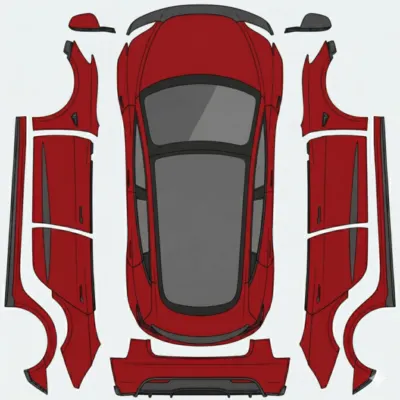 末日戰車鷹R（carmaggedon Eagle R） – 特斯拉 Model 3 塗裝