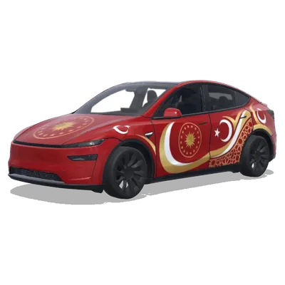 土耳其總統徽標 – 特斯拉 Model Y 塗裝