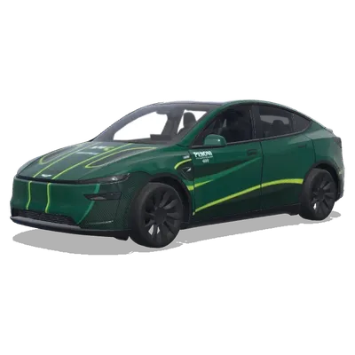Aston Martin AMR26 – оклейка Tesla Model Y