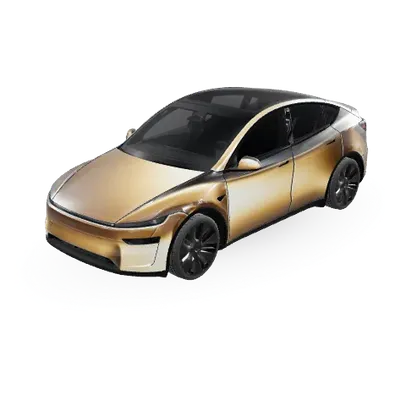 ゴールド (GOLD) – テスラ Model Y ラッピング