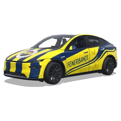 费内巴切主题（fenerbahçe theme） – 特斯拉 Model Y 涂装