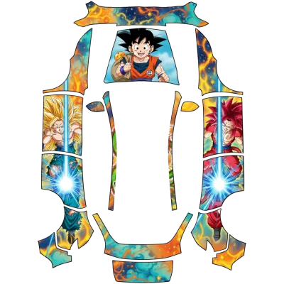 Dragon Ball – Tesla Model Y Wrap