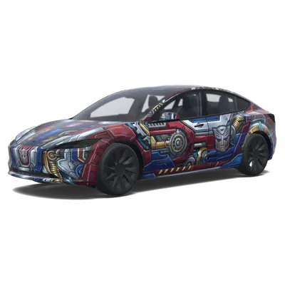 トランスフォーマー (Transformers.) – テスラ Model 3 ラッピング