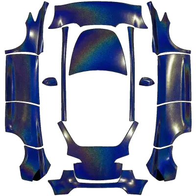 STEK DYNOprism ブルー (STEK DYNOprism (over blue)) – テスラ Model Y ラッピング