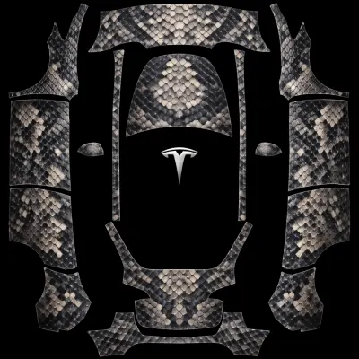 Snake Skin – Tesla Model Y wrap