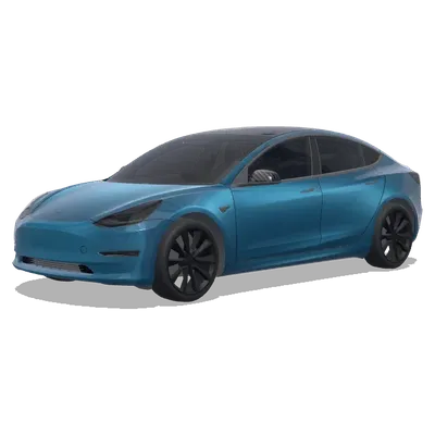 冰封海洋藍 – 特斯拉 Model 3 塗裝