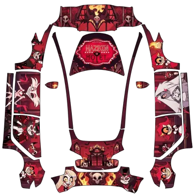 地獄客棧（Hazbin Hotel） – 特斯拉 Model 3 塗裝
