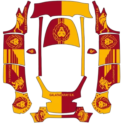 Galatasaray – Tesla Model Y wrap