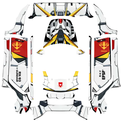 ニューガンダム (NuGundam) – テスラ Model 3 ラッピング