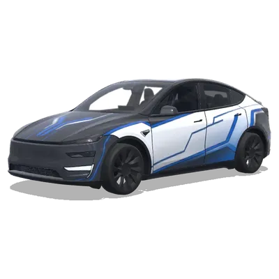 simple,modern – Tesla Model Y wrap