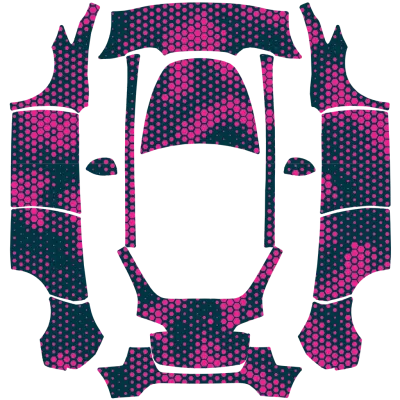 都市粉迷彩（Camo UrbanPink） – 特斯拉 Model Y 塗裝