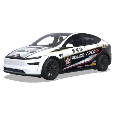 日本警察 F1風 – テスラ Model Y ラッピング