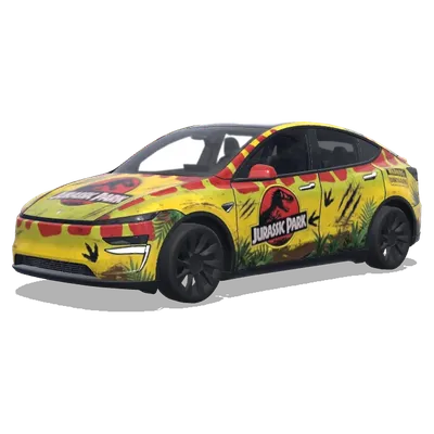 jurrasic park – Tesla Model Y wrap