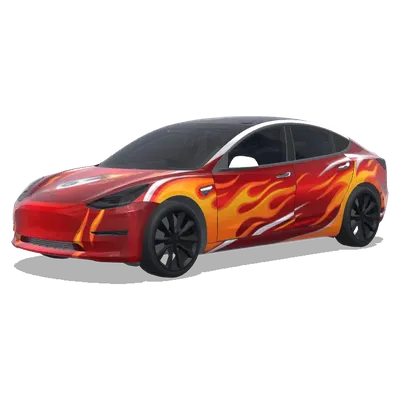 レッドロケット (red rocket) – テスラ Model 3 ラッピング