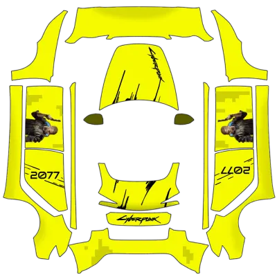 2077 – Tesla Model 3 Wrap