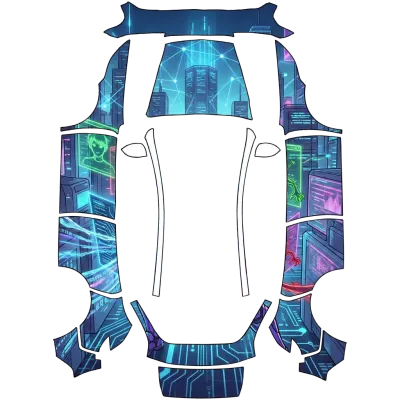 賽博朋克動漫風（Cyber in anime） – 特斯拉 Model Y 塗裝