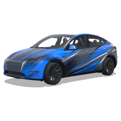 Спортивный стиль (modern and sporty) – оклейка Tesla Model Y