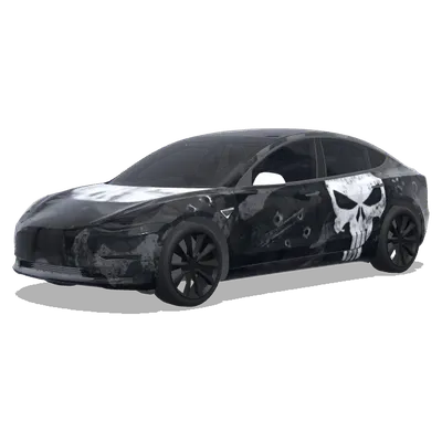 Punisher – Tesla Model 3 wrap