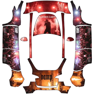 Playboi Carti – Tesla Model Y wrap