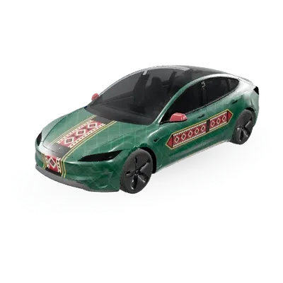 Saudi Heritage – Tesla Model 3 Wrap