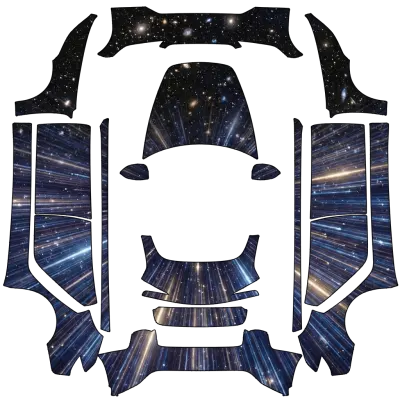 星空（Starfield） – 特斯拉 Model 3 塗裝